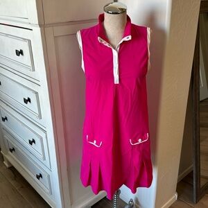 Kinona S Mic Drop Sleeveless Golf Dress Magenta Pink